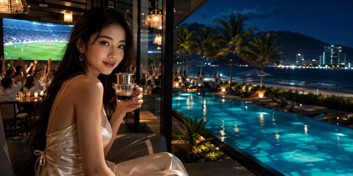 Người dùng Đà Nẵng tra cứu thông tin đặt cược trực tuyến bên tách cà phê buổi sáng