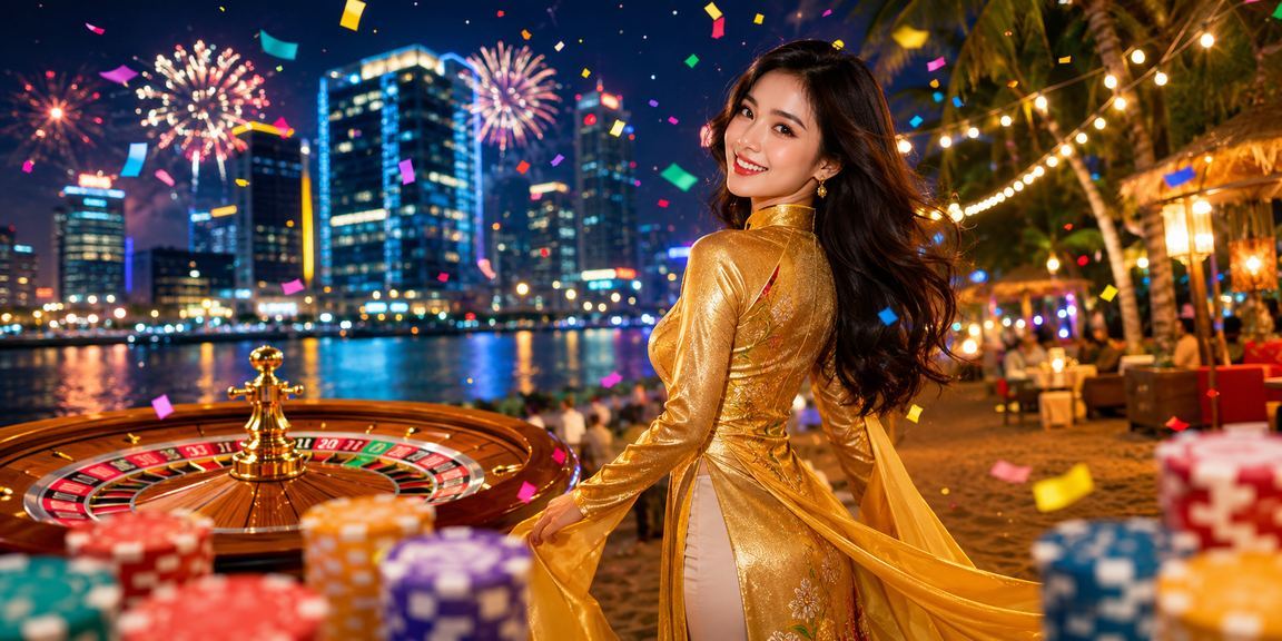 Người chơi roulette tại Hà Nội trong trang phục áo dài, trải nghiệm casino trực tuyến